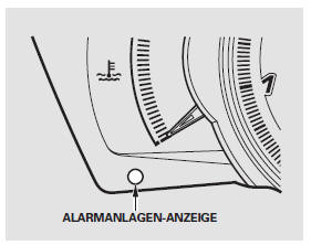 Alarmanlagen-Anzeigeleuchte (bei einigen Modellen)