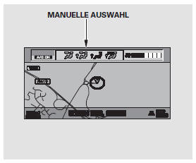 Wenn Sie eine manuelle Auswahl vornehmen, erscheinen die aktuellen