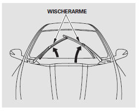 Auswechseln eines Wischerblattes: