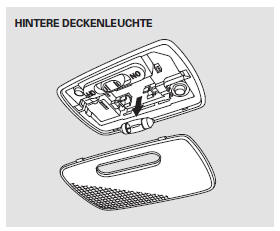 2. Die Glühlampe gerade nach oben aus dem Halter ziehen.